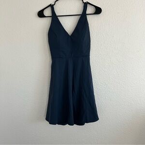 NWT Halara Navy Strappy Back Dress